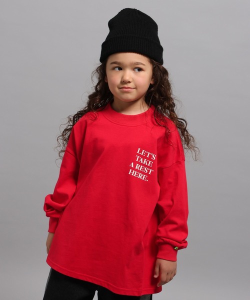 GEORGE'S（ジョージズ）の「【KIDS】ロゴプリントロンT（Tシャツ/カットソー・キッズ・オフホワイト/杢グレー/レッド・110cm/130cm/150cm）」の21枚目の写真