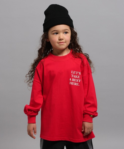 GEORGE'S（ジョージズ）の「【KIDS】ロゴプリントロンT（Tシャツ/カットソー・キッズ・オフホワイト/杢グレー/レッド・110cm/130cm/150cm）」の22枚目の写真