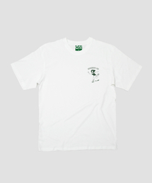 NOTHINGON（ナッシング オン）の「Roller Skate Girl Vintage Illustration Graphic Short Sleeve T-Shirt in White（Tシャツ/カットソー）」