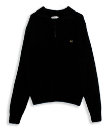 snuzy（スナジー）の「Lee-Tactel Half Zip-up Black (Sustainable)（ニット/セーター）」