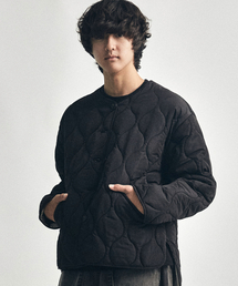 DRAW.M（ドローエム）の「Lightweight Quilted Padded Round Jacket (Black)（ダウンジャケット/コート）」