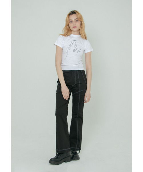SENIK(セニク)の「IROBU graphic t-shirts(Tシャツ/カットソー・レディース・その他・FREE)」の3枚目の写真