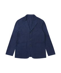 SOLEW（ソル）の「Linen 3-button jacket_navy（テーラードジャケット）」