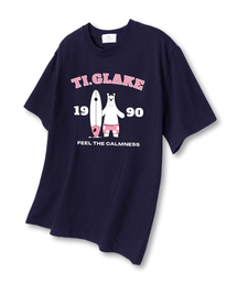 ホワイトベア オーバーサイズ 半袖Tシャツ ネイビー