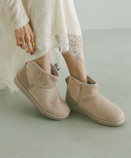 セール】ふわもこレインムートンブーツ/611136（ブーツ）｜GLOBAL WORK