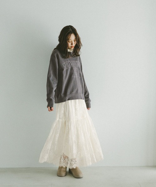 GLOBAL WORK（グローバルワーク）の「ふわもこレインムートンブーツ/611136（ブーツ・レディース・ブラック/ベージュ/チャコールグレー・MEDIUM/LARGE）」の5枚目の写真