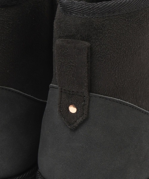 GLOBAL WORK（グローバルワーク）の「ふわもこレインムートンブーツ/611136（ブーツ・レディース・ブラック/ベージュ/チャコールグレー・MEDIUM/LARGE）」の18枚目の写真