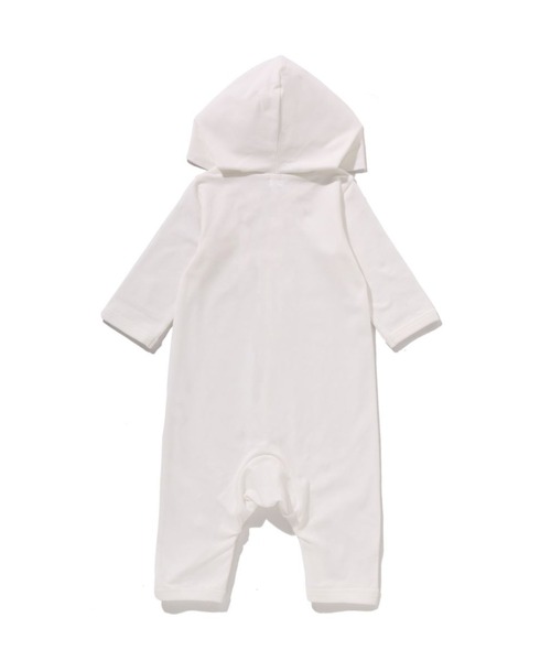A BATHING APE(アベイシングエイプ)の「BABY MILO HOODIE ROMPERS(ロンパース・キッズ・ブラウン/ホワイト/ブラック・70/80)」の4枚目の写真