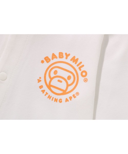 A BATHING APE(アベイシングエイプ)の「BABY MILO HOODIE ROMPERS(ロンパース・キッズ・ブラウン/ホワイト/ブラック・70/80)」の10枚目の写真