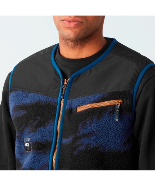 PICTURE ORGANIC CLOTHING(ピクチャーオーガニッククロージング)の「【PICTURE/ピクチャー】GAMVIK FLEECE VEST(ベスト・メンズ・ブラック系その他/ブルー・LARGE/X-LARGE/XX-LARGE)」の5枚目の写真