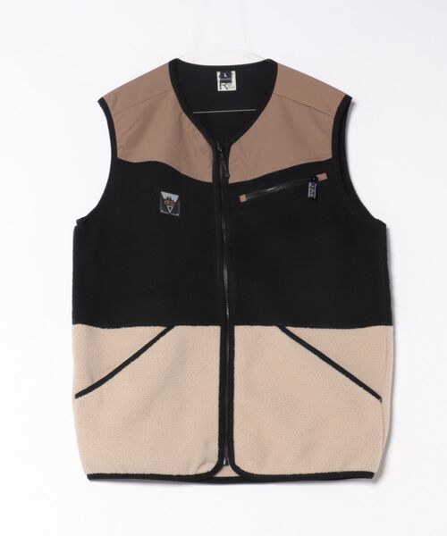 PICTURE ORGANIC CLOTHING(ピクチャーオーガニッククロージング)の「【PICTURE/ピクチャー】GAMVIK FLEECE VEST(ベスト・メンズ・ブラック系その他/ブルー・LARGE/X-LARGE/XX-LARGE)」の9枚目の写真