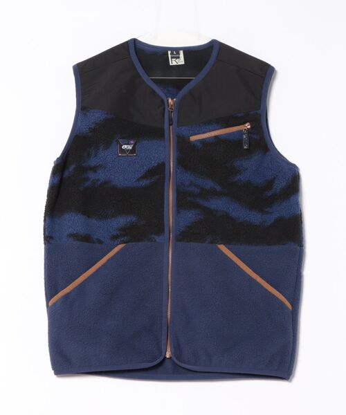 PICTURE ORGANIC CLOTHING(ピクチャーオーガニッククロージング)の「【PICTURE/ピクチャー】GAMVIK FLEECE VEST(ベスト・メンズ・ブラック系その他/ブルー・LARGE/X-LARGE/XX-LARGE)」の8枚目の写真