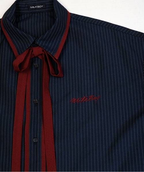 MILKBOY（ミルクボーイ）の「PIN STRIPE シャツ（シャツ/ブラウス・レディース・A・FREE）」の9枚目の写真