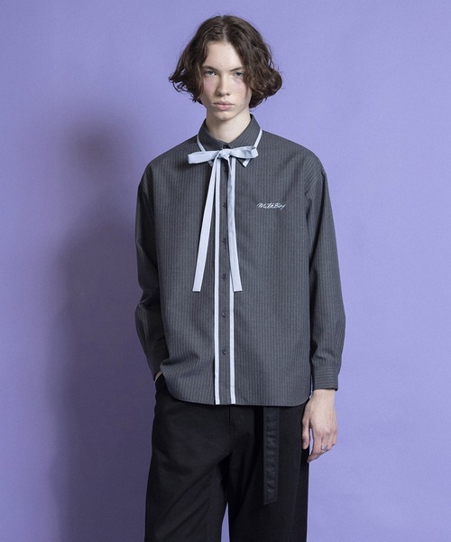 MILKBOY（ミルクボーイ）の「PIN STRIPE シャツ（シャツ/ブラウス・レディース・A・FREE）」の11枚目の写真