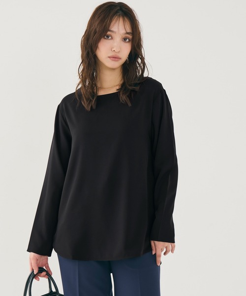 coca(coca)(コカ)の「シアーレイヤードブラウス(シャツ/ブラウス・レディース・ブラック/ホワイト・M/L)」の13枚目の写真