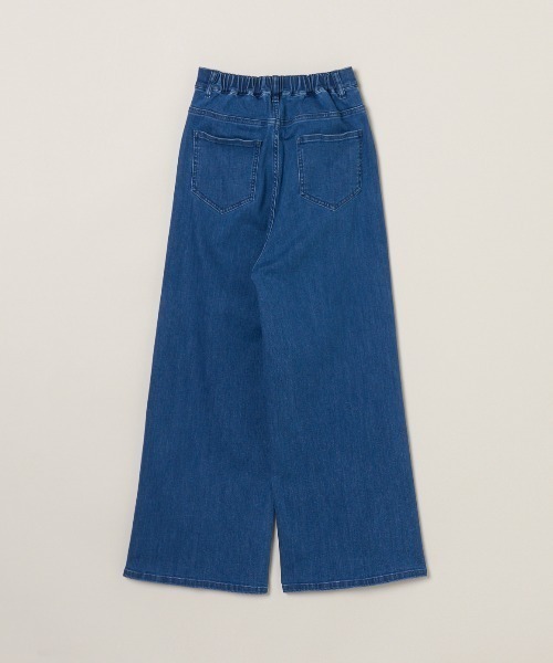 three dots（スリードッツ）の「デニム センターマークド バギーパンツ（デニムパンツ・レディース・ブルー/ブルー系その他・MEDIUM/SMALL）」の20枚目の写真