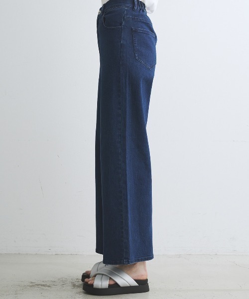 three dots（スリードッツ）の「デニム センターマークド バギーパンツ（デニムパンツ・レディース・ブルー/ブルー系その他・MEDIUM/SMALL）」の9枚目の写真