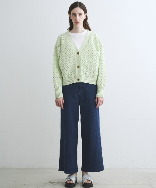 three dots（スリードッツ）の「デニム センターマークド バギーパンツ（デニムパンツ・レディース・ブルー/ブルー系その他・MEDIUM/SMALL）」の13枚目の写真