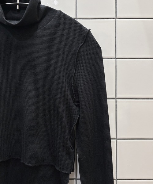 Jens(イェンス)の「LAYER&RIVER TURTLE PULLOVER(Tシャツ/カットソー・レディース・ブラック/ピンク/アイボリー・1/2)」の5枚目の写真