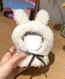 LAC-VERT（ラック・ヴェール）の「【15cmぬい推奨】ふわふわアニマルぬいポンチョ（その他雑貨）」