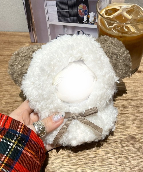 セール】【15cmぬい推奨】ふわふわアニマルぬいポンチョ（その他雑貨