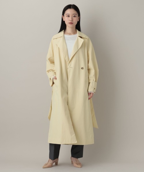 A part by（アパートバイ）の「3WAYスタンドロングコート（その他アウター・レディース・ライトイエロー/ベージュ系その他・FREE）」の3枚目の写真