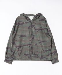 WARAIJOGO（ワライジョウゴ）の「【WARAIJOGO】迷彩柄ジップパーカー(NEZ)（パーカー）」