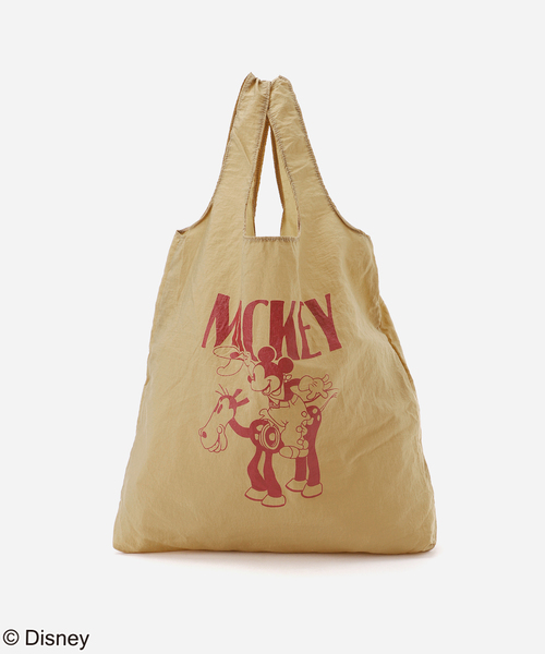 GOOD ROCK SPEED（グッドロックスピード）の「［26SS新作］別注【GOOD ROCK SPEED】＜MICKEY MOUSE＞トートバッグ（トートバッグ・レディース・ブラック/ベージュ/カーキ・FREE）」の14枚目の写真