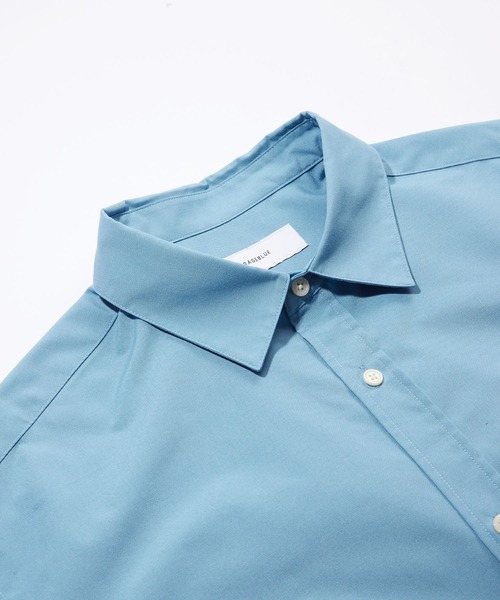 RAGEBLUE（レイジブルー）の「【Easy Care】Regular Collar Shirt/TRブロードシャツ（シャツ/ブラウス・メンズ・ブラック/ホワイト/ライトブルー・MEDIUM/LARGE）」の5枚目の写真