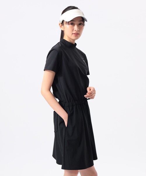 BEAMS GOLF(ビームスゴルフ)の「ORANGE LABEL / ウエスト切替 コンビ ワンピース(UVカット)(ワンピース・レディース・ネイビー/ブラック・SMALL/LARGE)」の8枚目の写真