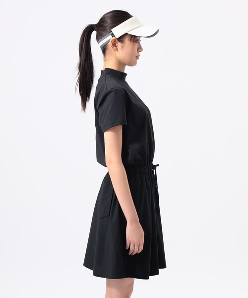 BEAMS GOLF(ビームスゴルフ)の「ORANGE LABEL / ウエスト切替 コンビ ワンピース(UVカット)(ワンピース・レディース・ネイビー/ブラック・SMALL/LARGE)」の10枚目の写真