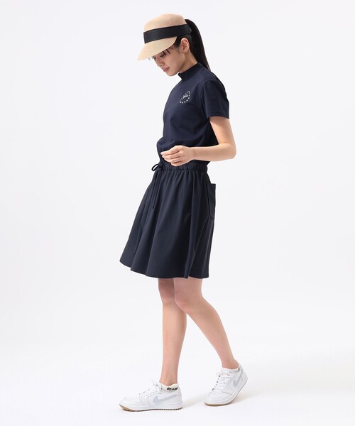 BEAMS GOLF(ビームスゴルフ)の「ORANGE LABEL / ウエスト切替 コンビ ワンピース(UVカット)(ワンピース・レディース・ネイビー/ブラック・SMALL/LARGE)」の12枚目の写真