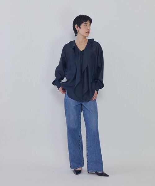 NEEDBY heritage(ニードバイヘリテージ)の「<NEEDBY heritage/ニードバイ ヘリテージ>“KOH”別注デニムパンツ(デニムパンツ・レディース・ブルー系その他4/ダークグレー・25/24/26/23)」の5枚目の写真