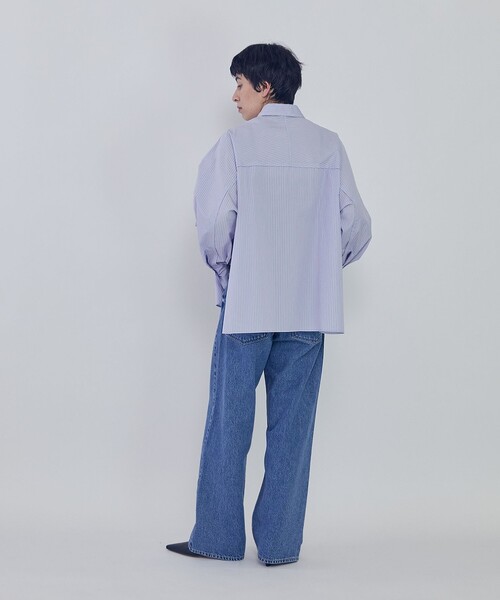 NEEDBY heritage(ニードバイヘリテージ)の「<NEEDBY heritage/ニードバイ ヘリテージ>“KOH”別注デニムパンツ(デニムパンツ・レディース・ブルー系その他4/ダークグレー・25/24/26/23)」の9枚目の写真