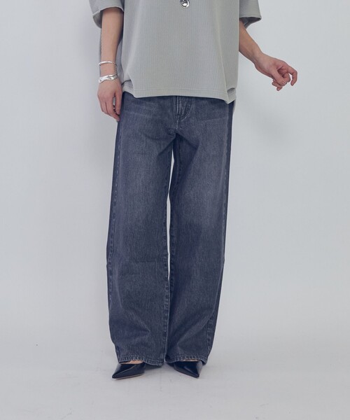 NEEDBY heritage(ニードバイヘリテージ)の「<NEEDBY heritage/ニードバイ ヘリテージ>“KOH”別注デニムパンツ(デニムパンツ・レディース・ブルー系その他4/ダークグレー・25/24/26/23)」の21枚目の写真