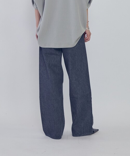NEEDBY heritage(ニードバイヘリテージ)の「<NEEDBY heritage/ニードバイ ヘリテージ>“KOH”別注デニムパンツ(デニムパンツ・レディース・ブルー系その他4/ダークグレー・25/24/26/23)」の22枚目の写真