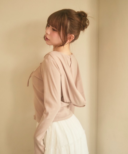 TITTY&CO.(ティティーアンドコー)の「ダブルリボンキャミセット(アンサンブル・レディース・ブラック/ベージュ/ピンク・FREE)」の18枚目の写真