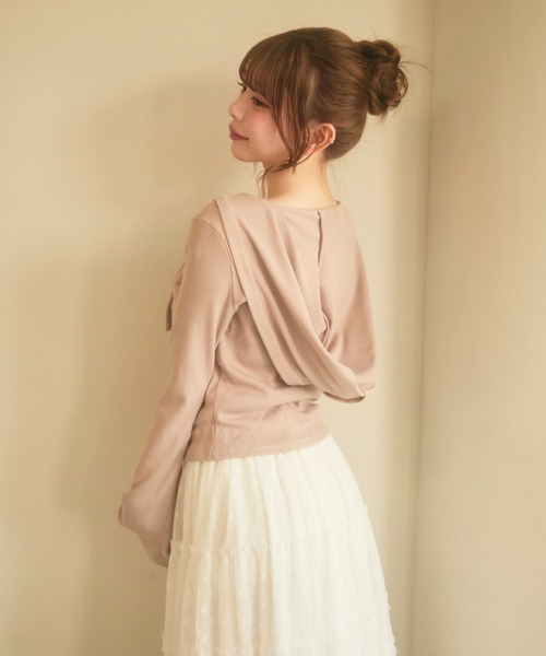 TITTY&CO.(ティティーアンドコー)の「ダブルリボンキャミセット(アンサンブル・レディース・ブラック/ベージュ/ピンク・FREE)」の22枚目の写真