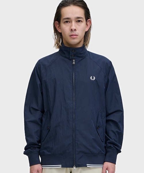 Crinkle Harrington Jacket／シワ加工ハリントンジャケット（ブルゾン