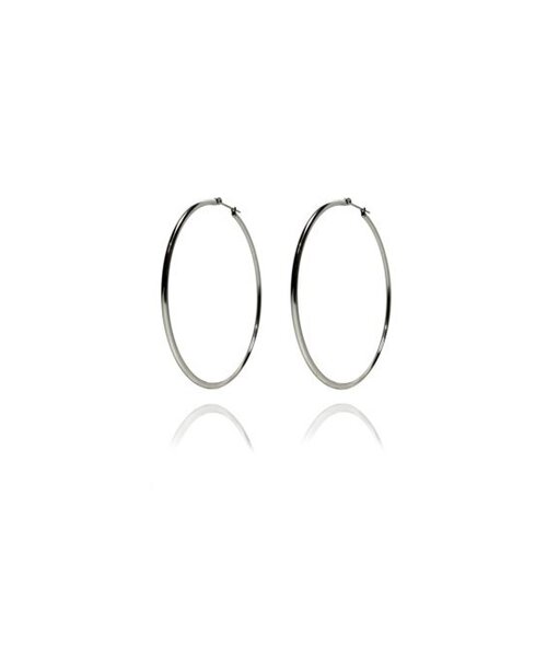 LOVE ME MONSTER（ラブミーモンスター）の「[Surgical] Big Ring Earrings（ピアス（両耳用）・レディース・シルバー・FREE）」の3枚目の写真
