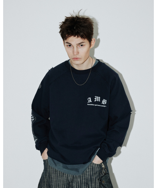 AAMBITION(アアンビション)の「カルムスウェットシャツ(ウォッシュドネイビー)(スウェット・メンズ・その他・L/M)」の2枚目の写真