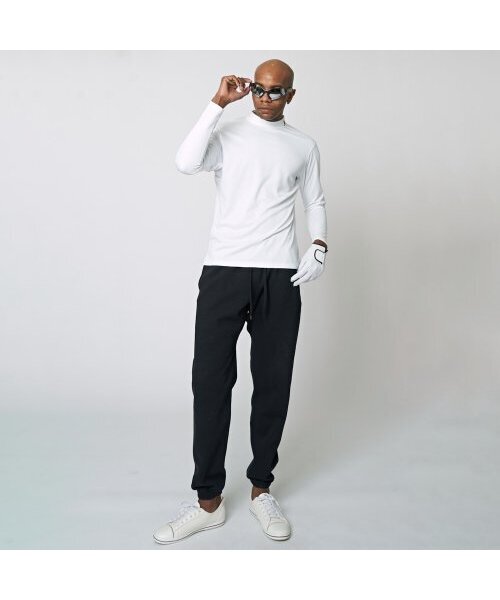 ATHPLATFORM（アスプラットフォーム）の「AU31TL01 モックネックレイヤートップ_ホワイト（Tシャツ/カットソー・レディース・その他・L/M）」の5枚目の写真