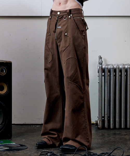THEVINYLHOUSE(ザバイニルハウス)の「WESTERN BOOTS CUT PANTS BROWN(その他パンツ・メンズ・その他・S/M/L)」の2枚目の写真
