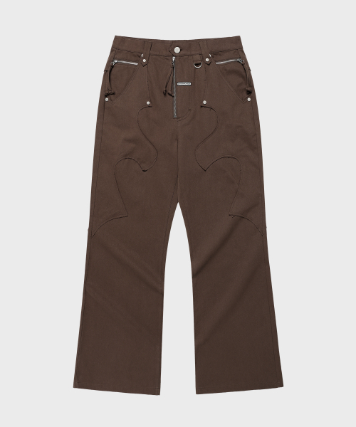 THEVINYLHOUSE(ザバイニルハウス)の「WESTERN BOOTS CUT PANTS BROWN(その他パンツ・メンズ・その他・S/M/L)」の3枚目の写真