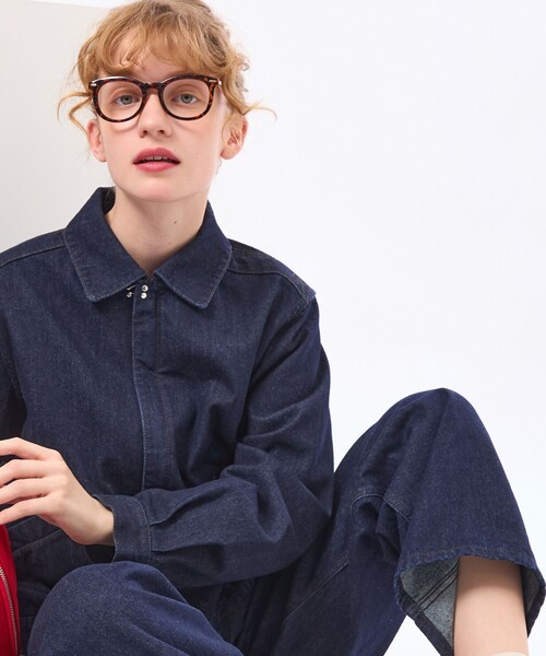 MACKINTOSH PHILOSOPHY(マッキントッシュ フィロソフィー)の「フライフロントデニムブルゾン(デニムジャケット・レディース・ダークネイビー・38/36/40)」の2枚目の写真