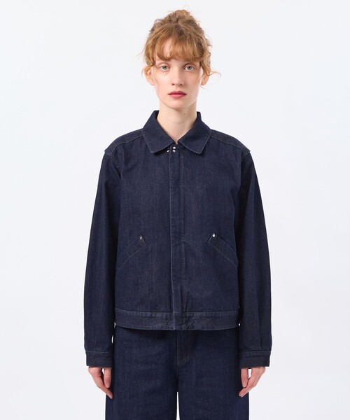 MACKINTOSH PHILOSOPHY(マッキントッシュ フィロソフィー)の「フライフロントデニムブルゾン(デニムジャケット・レディース・ダークネイビー・38/36/40)」の7枚目の写真