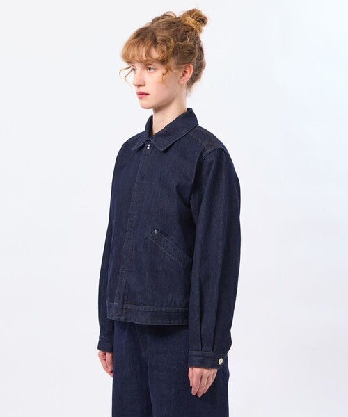 MACKINTOSH PHILOSOPHY(マッキントッシュ フィロソフィー)の「フライフロントデニムブルゾン(デニムジャケット・レディース・ダークネイビー・38/36/40)」の8枚目の写真