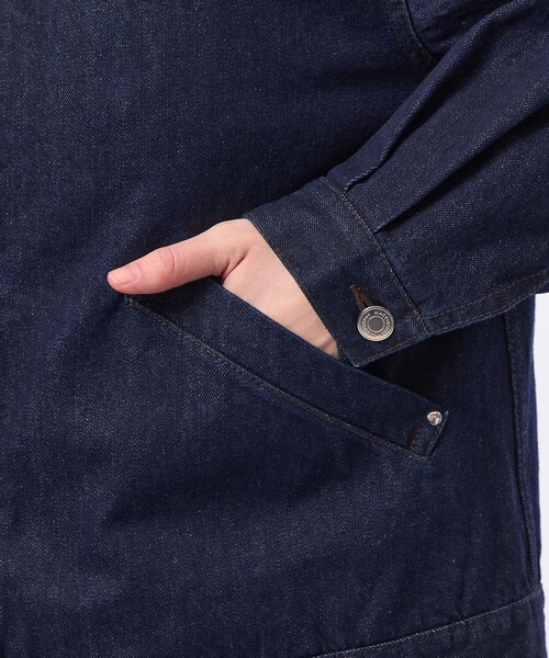 MACKINTOSH PHILOSOPHY(マッキントッシュ フィロソフィー)の「フライフロントデニムブルゾン(デニムジャケット・レディース・ダークネイビー・38/36/40)」の11枚目の写真