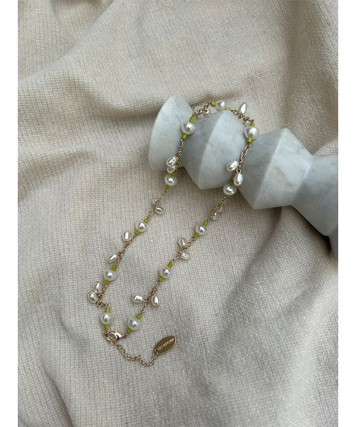 LILY BROWN(リリーブラウン)の「バリエーションパールネックレス(ネックレス・レディース・ブラック/ライム/ゴールド・F)」の18枚目の写真