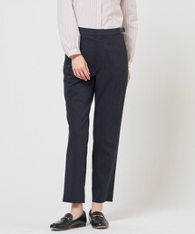 【WEB限定カラーあり・人気素材・セットアップ対応】セルロースリネンストレッチ テーパード パンツ